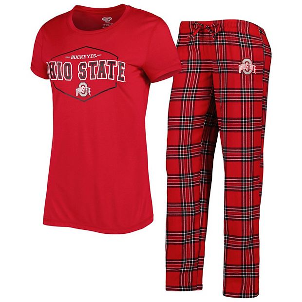 Lids Ohio State Buckeyes Concepts Sport Big & Tall Plaid Pants Sleep Set -  Scarlet