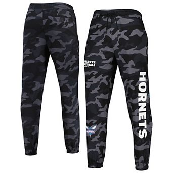 Men's New Era Black/Camo Charlotte Hornets Tonal Joggers