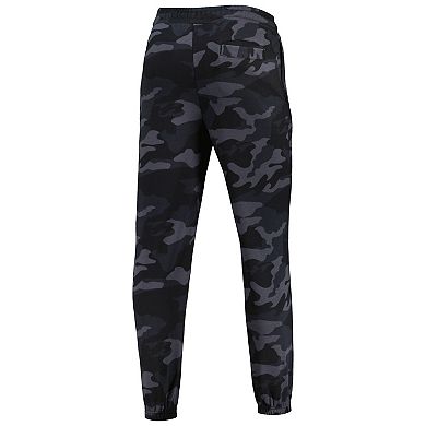 Men's New Era Black/Camo Charlotte Hornets Tonal Joggers