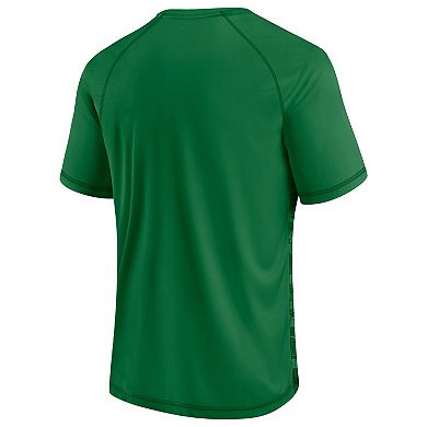 Men's Fanatics Branded Green Oregon Ducks Arch Outline Raglan T-Shirt