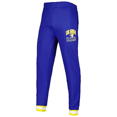 Men's Starter Royal Los Angeles Rams Blitz Fleece Jogger Pants