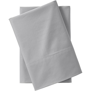 Lands' End 400 Thread Count Organic Cotton Percale Pillowcases