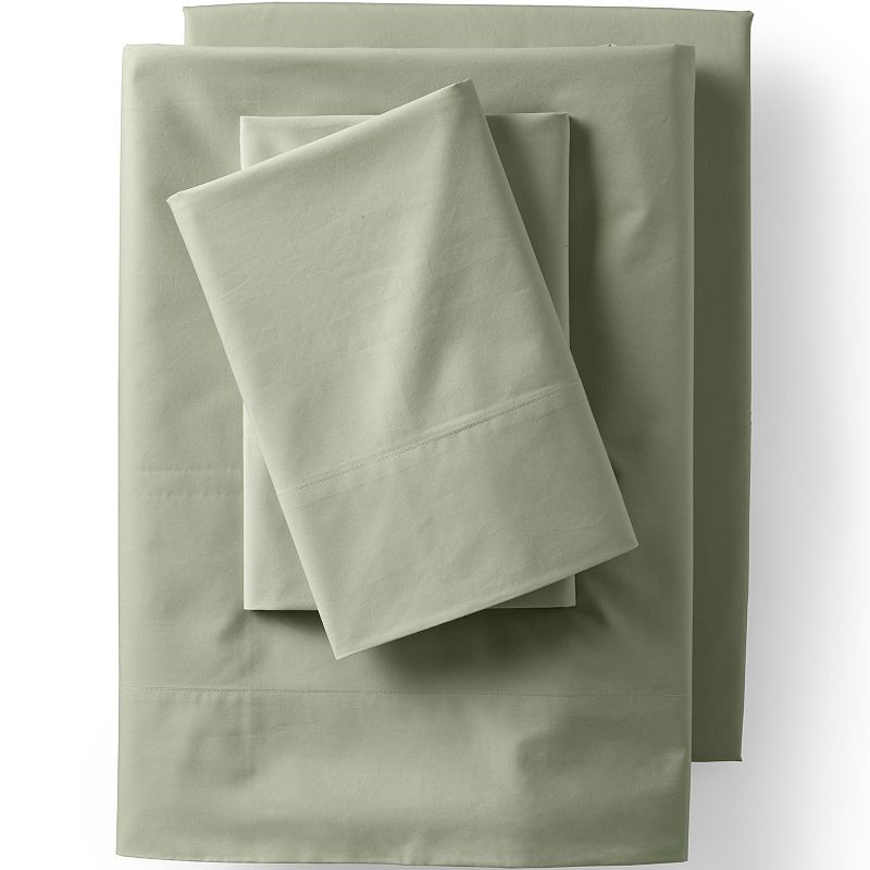 70254569 Lands End 400 Thread Count Cotton Percale Pillowca sku 70254569