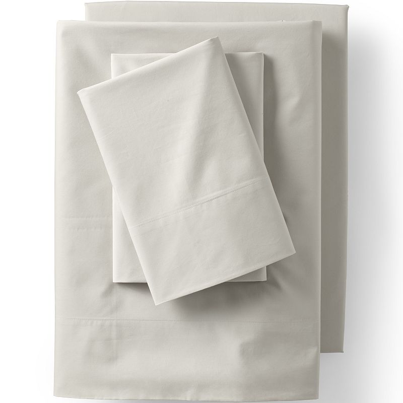 77050754 Lands End 400 Thread Count Cotton Percale Pillowca sku 77050754