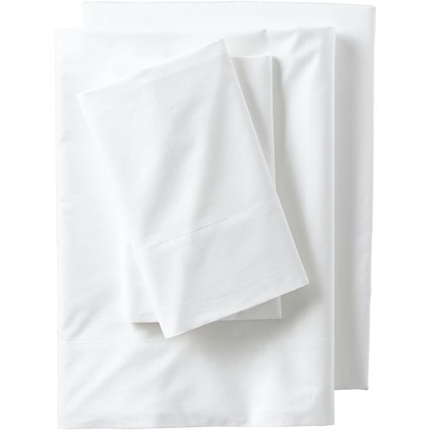 Lands' End Organic Cotton Hand Towel - White