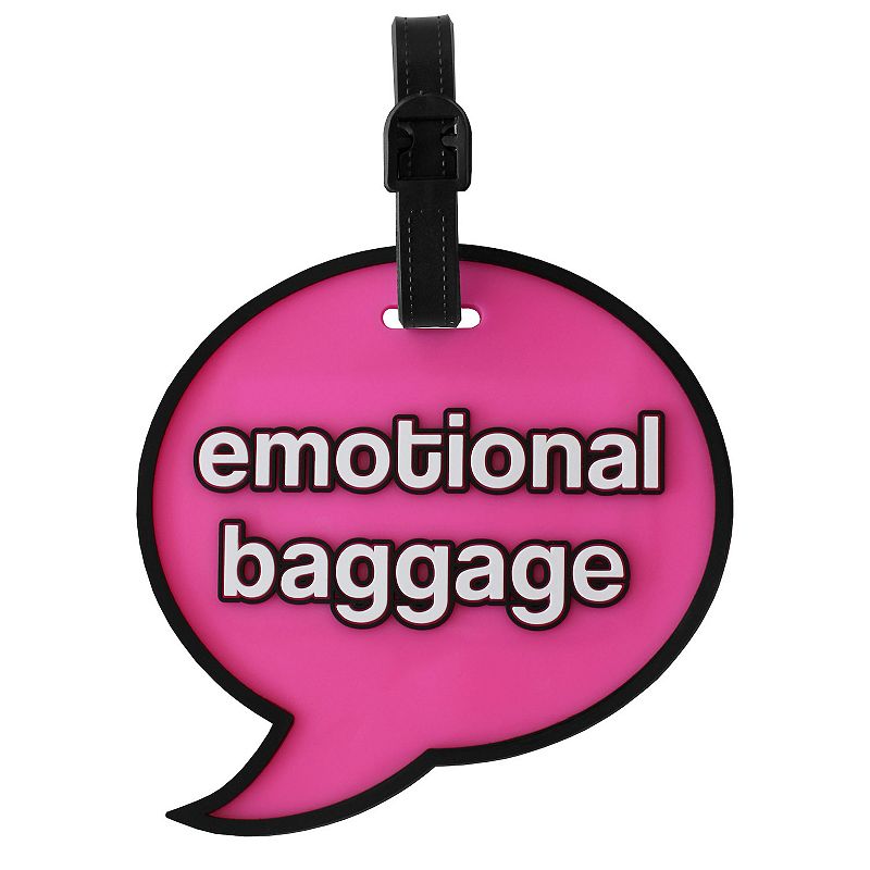 MYTAGALONGS Oversized Luggage Tag, Pink