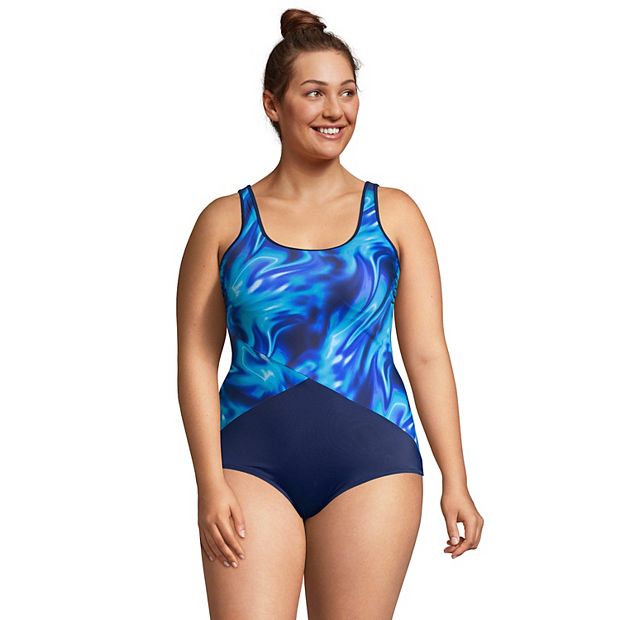 Lands end best sale long torso swimsuit