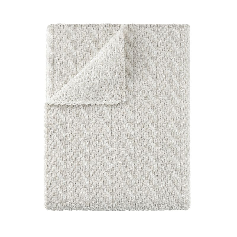 71393934 Koolaburra by UGG Baby Tully Knit Blanket, Beig/Gr sku 71393934