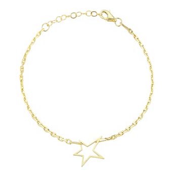 Sunkissed Sterling Sterling Silver Open Star Bracelet