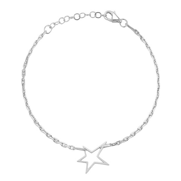 Sunkissed Sterling Sterling Silver Open Star Bracelet