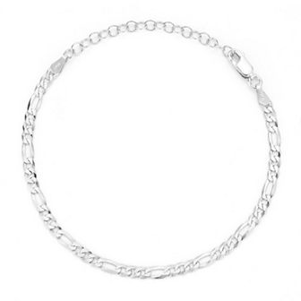 Sunkissed Sterling 14k Gold Over Silver Figaro Bracelet