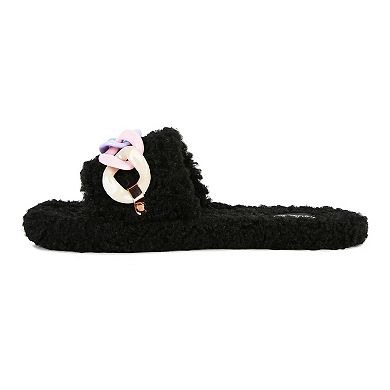 London Rag Women's Rola Chain Slide Sandals