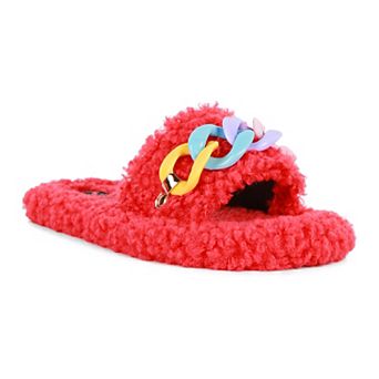 London Rag Women's Rola Chain Slide Sandals