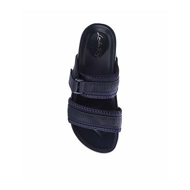 London Rag Women's Nautic Casual Platform Slide Sandals