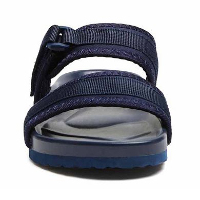 London Rag Women's Nautic Casual Platform Slide Sandals