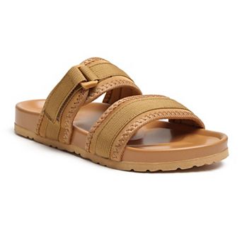 London Rag Women's Nautic Casual Platform Slide Sandals