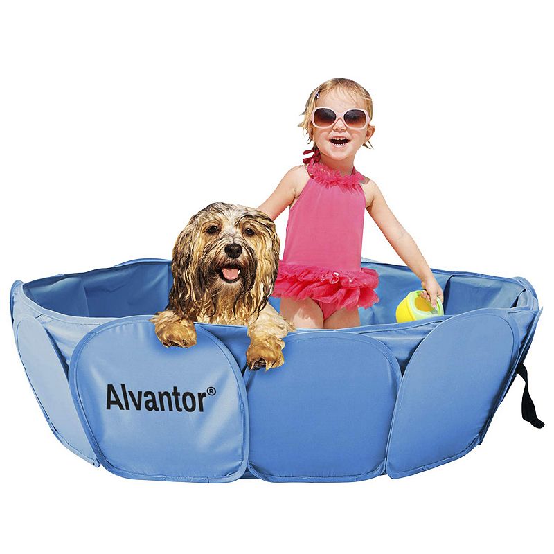 Alvantor 42-in. Pet Swimming Pool, Blue, 42 X 12