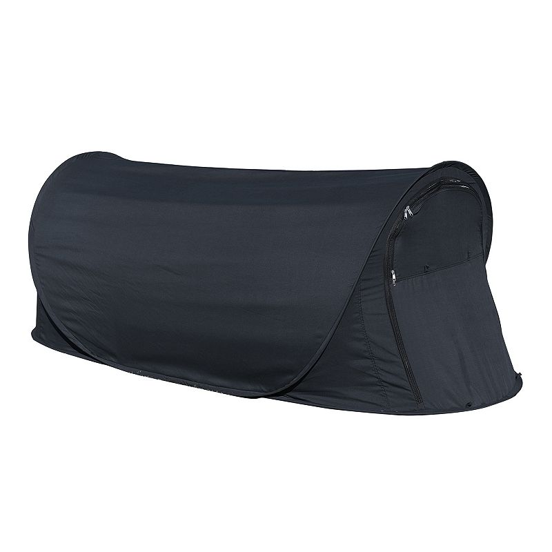 Alvantor Pop-Up Bed Tent Canopy, Black, 1-2 PERSON
