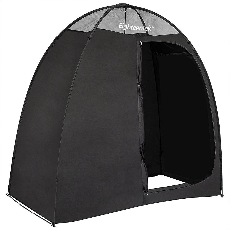 Alvantor Pop-Up Outdoor Shower Tent, Black