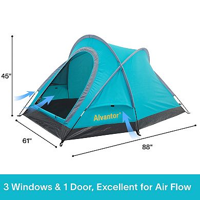 Alvantor 2-Person Instant Camping Tent