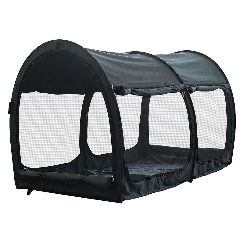 Alavantor Full-Size Pop-Up Bed Tent, Black