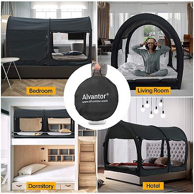 Alavantor Full-Size Pop-Up Bed Tent