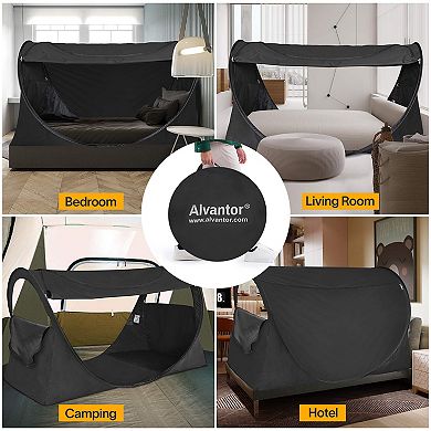 Alvantor Pop-Up Twin Size Bed Canopy