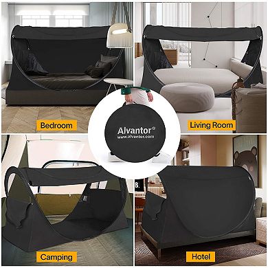 Alvantor Full-Size Pop-Up Bed Tent