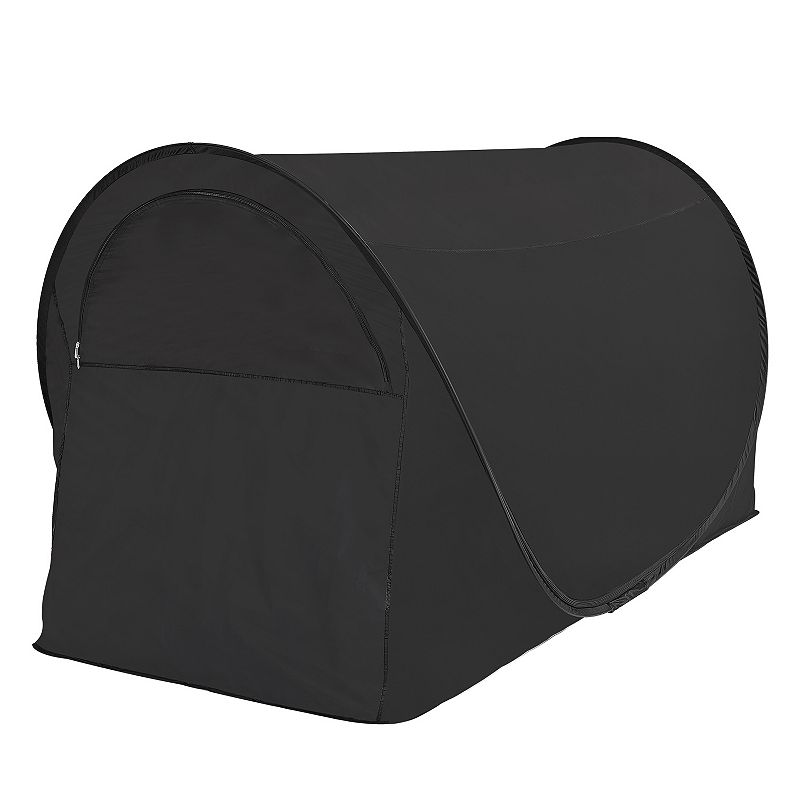 Alvantor Queen-Size Pop-Up Bed Canopy, Black