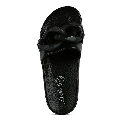London Rag Women's Riverside Lounge Slide Sandals