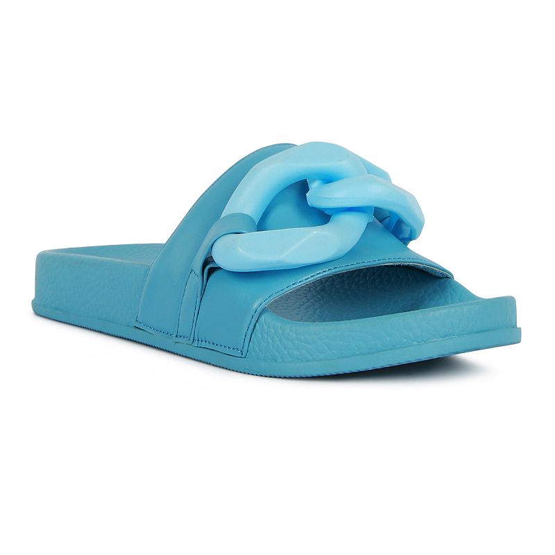 London Rag Women's Riverside Lounge Slide Sandals,