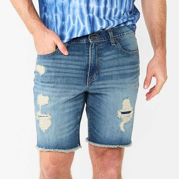 Kohls mens best sale jean shorts