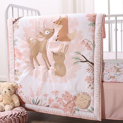 Baby Girl The Peanutshell Fairytale Forest 3 Piece Crib Bedding Set