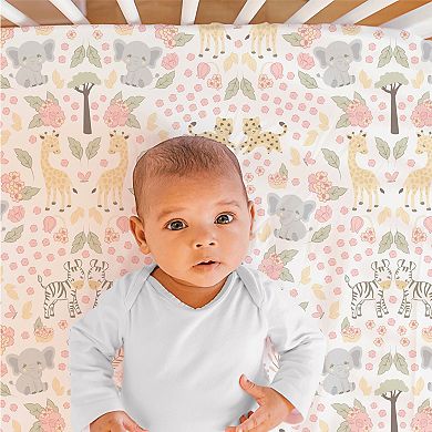 Baby Girl The Peanutshell Wildest Dreams 3-Piece Crib Bedding Set