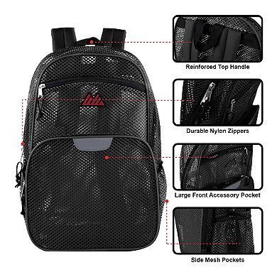 Summit Ridge Reflective Mesh Backpack