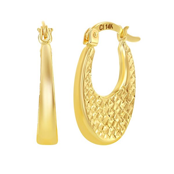 Kohls on sale gold hoops