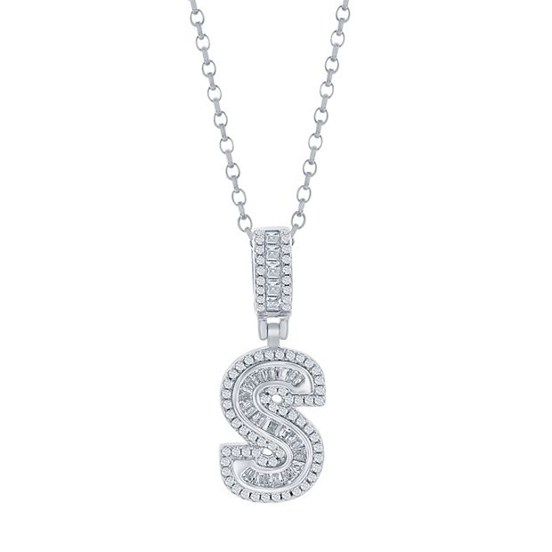 Argento initial deals necklace