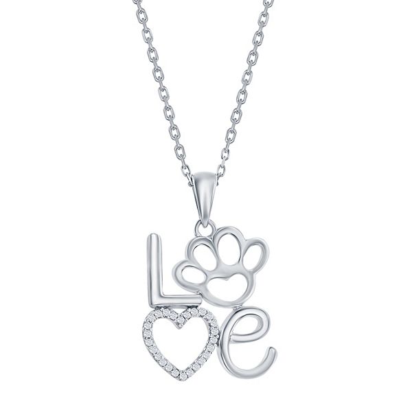 Kohl's paw hotsell print necklace