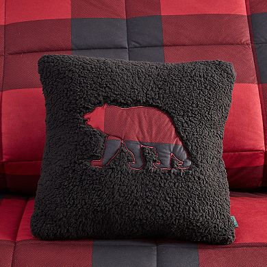 Woolrich Hudson Valley Cozyspun Down Alternative Comforter Set with Decorative Pillow