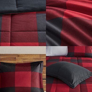 Woolrich Hudson Valley Cozyspun Down Alternative Comforter Set with Decorative Pillow