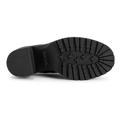 MUK LUKS Riser Pop Women's Heeled Ankle Boots