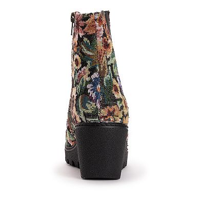 MUK LUKS Vermont Essex Women's Wedge Ankle Boots