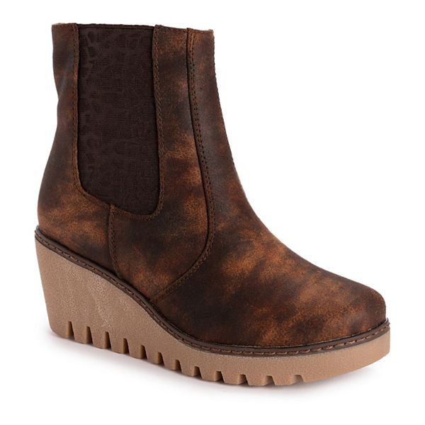 Kohls womens wedge boots hotsell