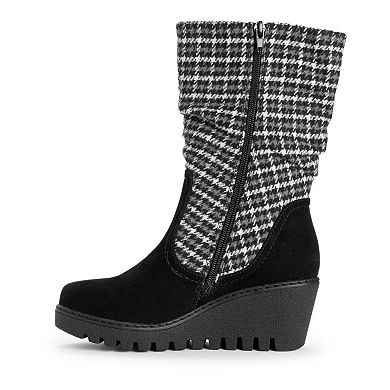 MUK LUKS Vermont Stowe Women's Wedge Boots