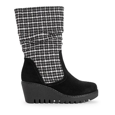 MUK LUKS Vermont Stowe Women's Wedge Boots