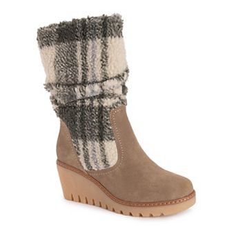 MUK LUKS Vermont Stowe Women's Wedge Boots