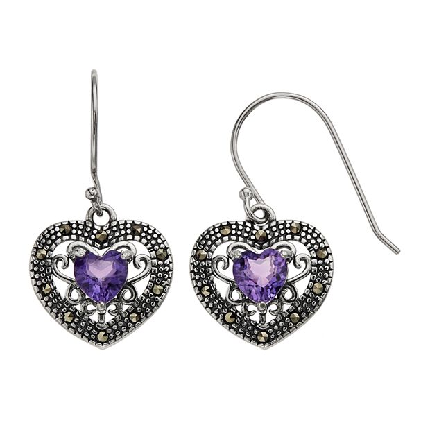 Kohls deals amethyst earrings