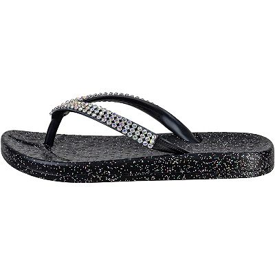 Girls Elli by Capelli Glitter Jelly Flip Flops