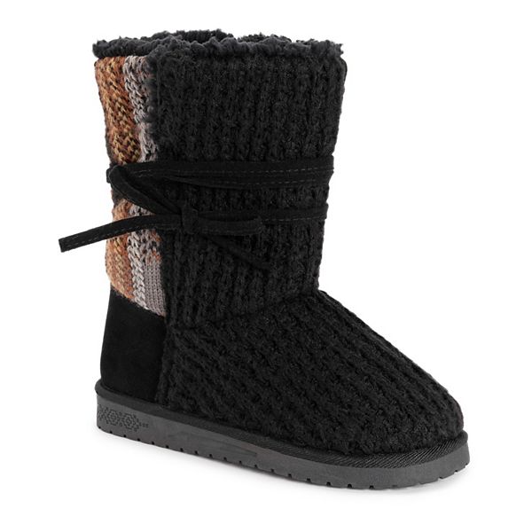 CLEMENTINE BOOT-BLACK PLAID