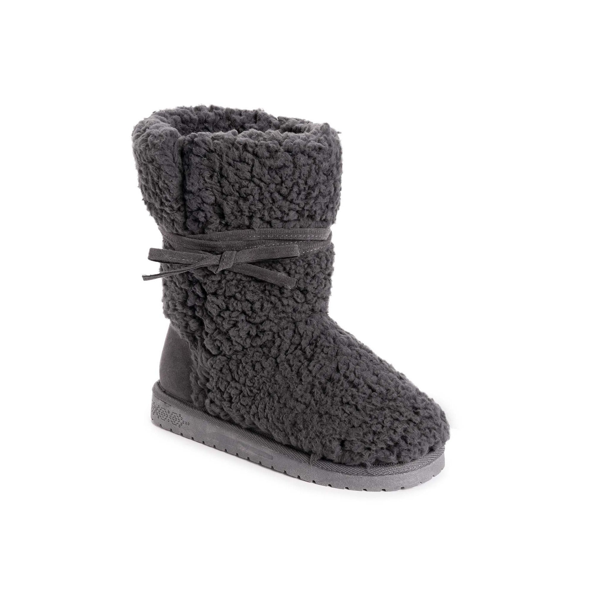 Essentials by MUK LUKS Clementine Womens Winter Boots, Size: 8, Dark Gray 